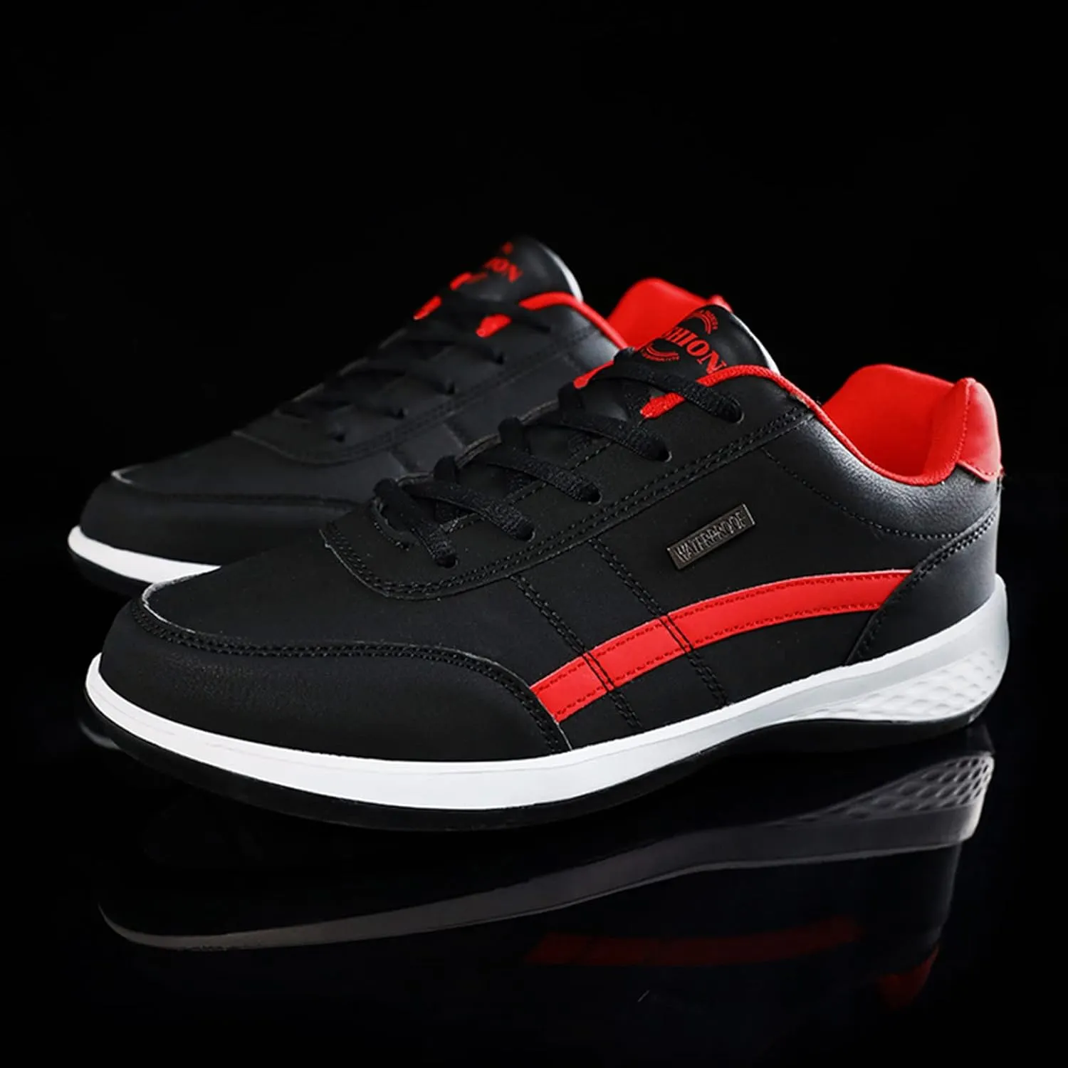 Men's Stylish Orthopedic Sneakers Lightweight Breathable Slip On Running Shoe Breathable Lace Up Shoes for Men