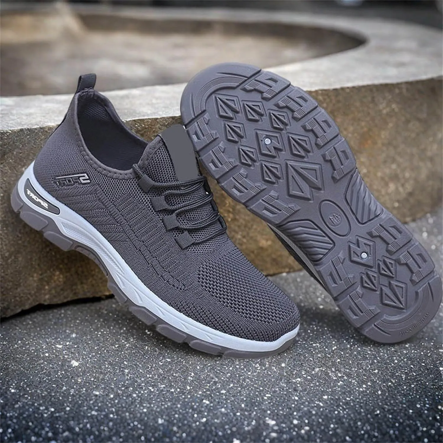 Mesh Orthopedic Sneakers for Men Breathable Lace Up Walking Running Shoes Comfortable Tennis Shoes Non Slip Lightweight Casual Womens Sneakers