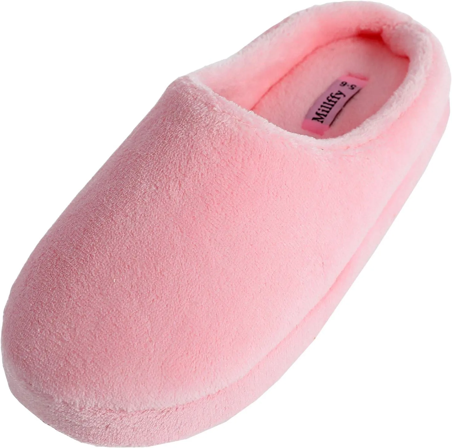 Millffy Warm Soft House Slippers Slip on Women Indoor Bedroom Slippers Slides