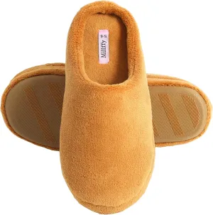 Millffy Warm Soft House Slippers Slip on Women Indoor Bedroom Slippers Slides