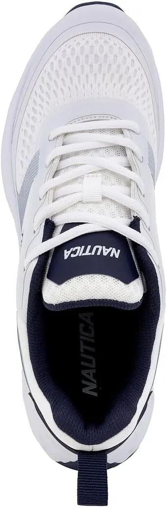 Nautica Men's Lace-Up Sneakers - Max Cushioning Running, Walking, Tennis Shoes - Comfortable Enhanced Support Athletic Sneakers-Balacava