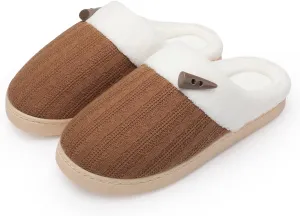 NineCiFun Women's Slippers Scuff Comfy Lightweight House Shoes Slip on Memory Foam Bedroom Slippers Indoor Outdoor Home Shoes with Soft Terry Lining