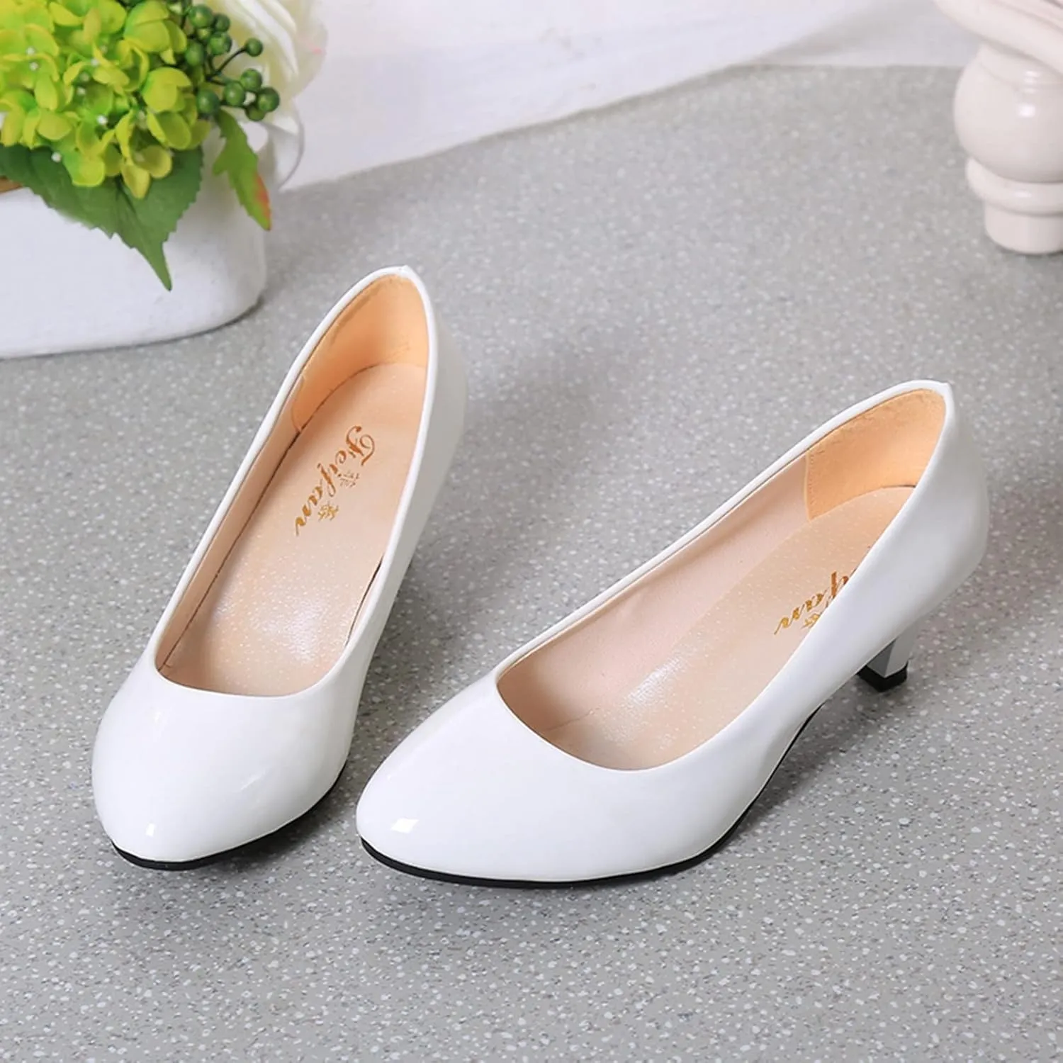 Non Slip Work Shoes Women Loafers for Women Comfortable Dressy Slip onCasual Round Head Christmas Shoes for Women Athletic Tennis Shoes Womens