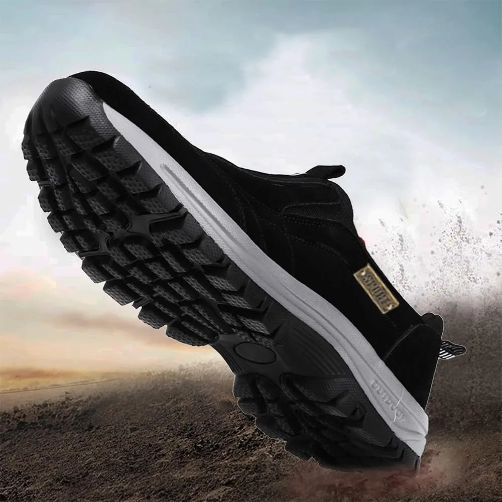 Orthopedic Walking Shoes Hiking Shoes Mens, Men's Comfortable Waterproof Orthopedic Walking Shoe, Slip-On Outdoor Sneakers