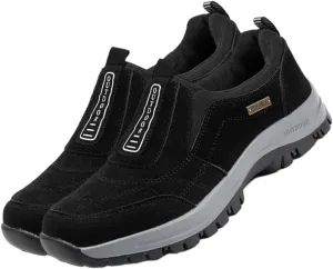 Orthopedic Walking Shoes Hiking Shoes Mens, Men's Comfortable Waterproof Orthopedic Walking Shoe, Slip-On Outdoor Sneakers