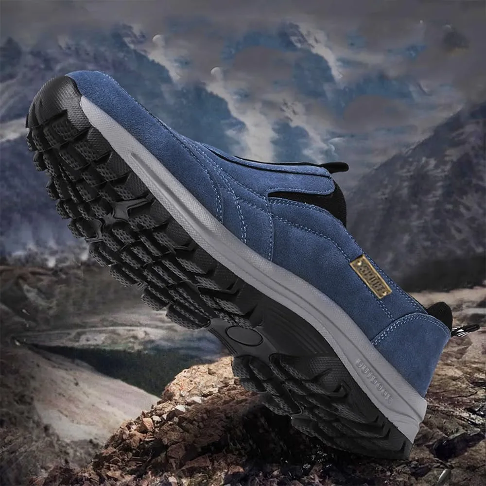 Orthopedic Walking Shoes Hiking Shoes Mens, Men's Comfortable Waterproof Orthopedic Walking Shoe, Slip-On Outdoor Sneakers