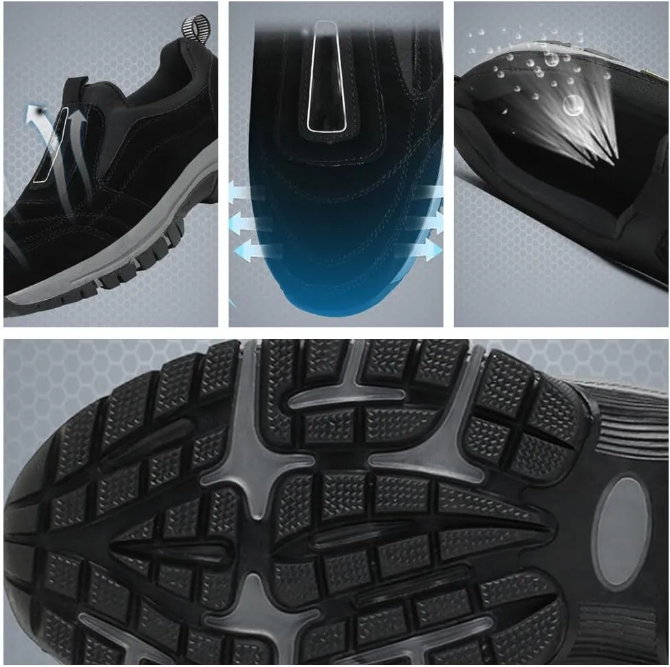 Orthopedic Walking Shoes Hiking Shoes, Outdoor Casual Lightweight Non-Slip,Slip on Outdoor Sneakers