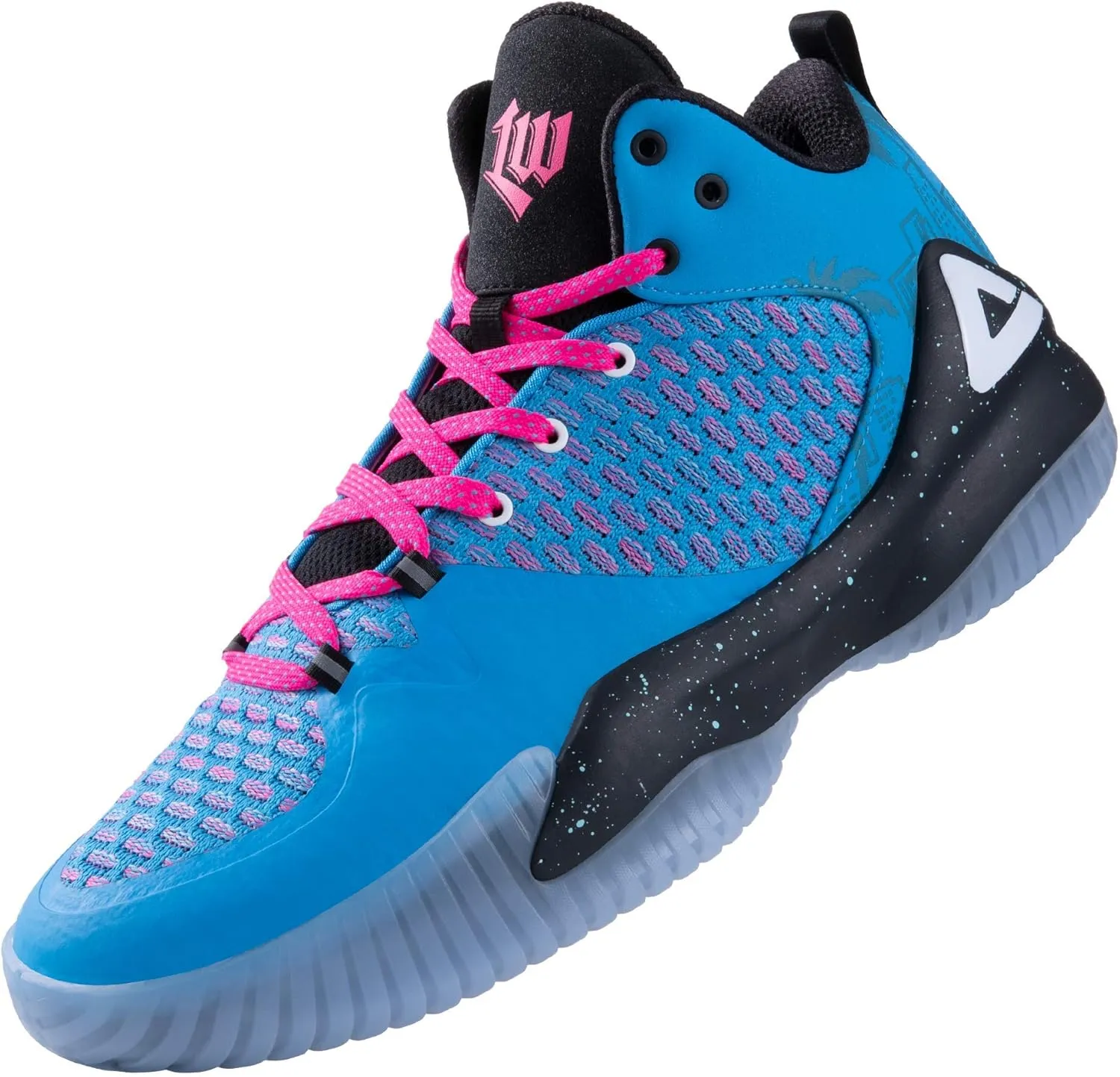 PEAK High Top Mens Basketball Shoes Streetball Master Breathable Outdoor Sneakers Cushioning Shoes for Fitness