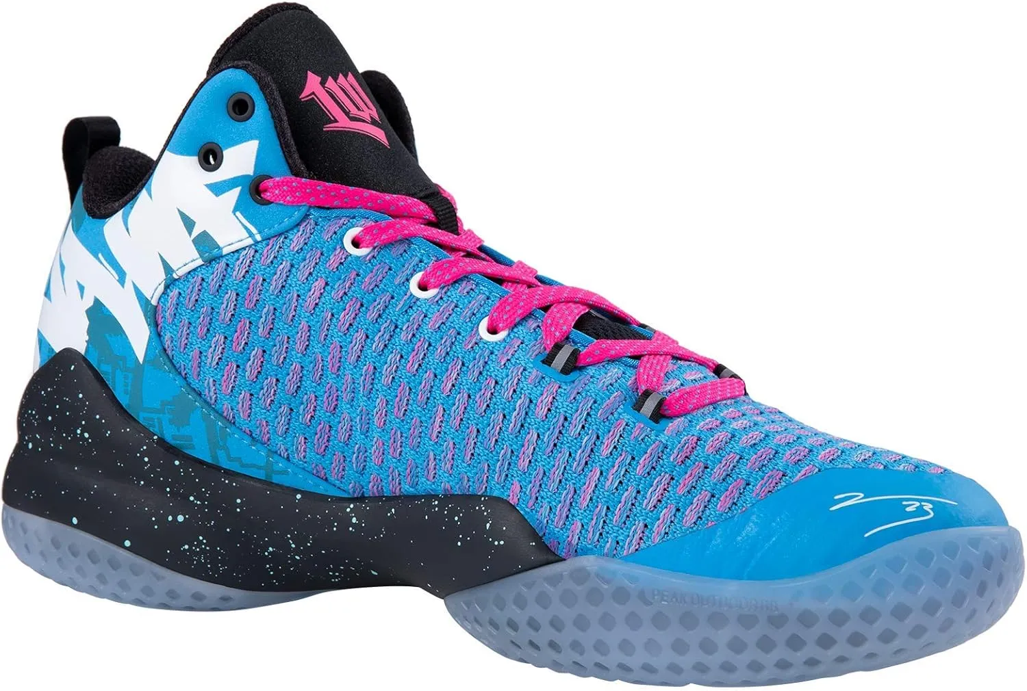 PEAK High Top Mens Basketball Shoes Streetball Master Breathable Outdoor Sneakers Cushioning Shoes for Fitness