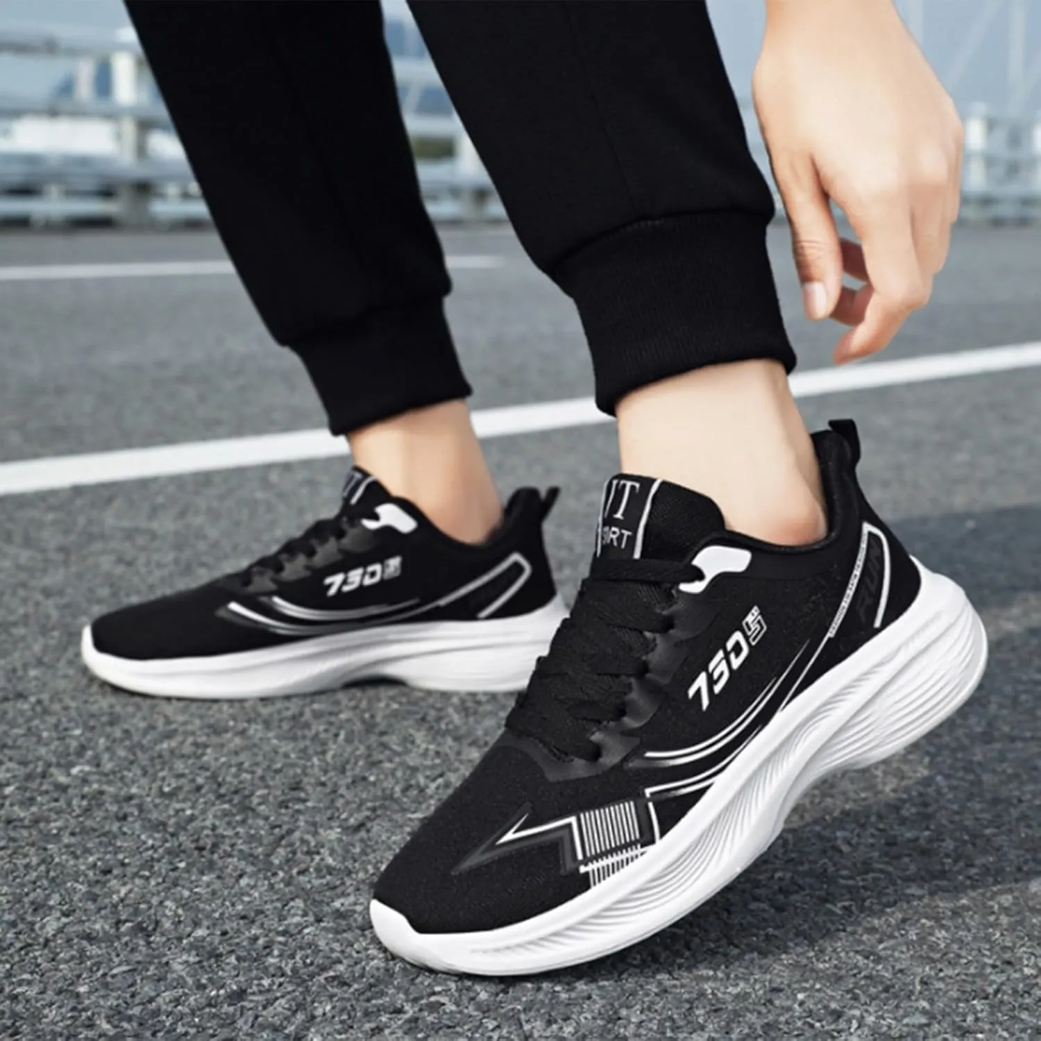 Platform Sneakers Bowling Shoes Men Mules for Women Flats Comfort Cute Casual Slip On Lightweight Black Loafers Women Platform Platform Sneakers