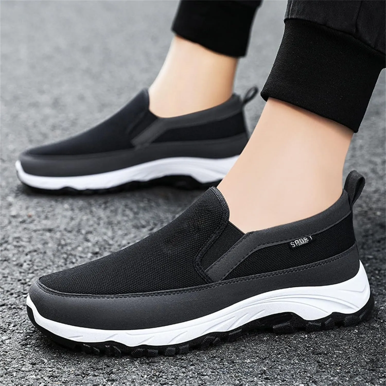 Platform Sneakers for Women Black Gym Shoes Women Women's Slip on Shoes Comfortable Dressy Slip on Mens Loafers Dress Shoes Sneakers for Women