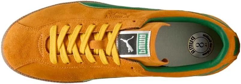 Puma Mens Brasil Lace Up Sneakers Shoes Casual - Orange