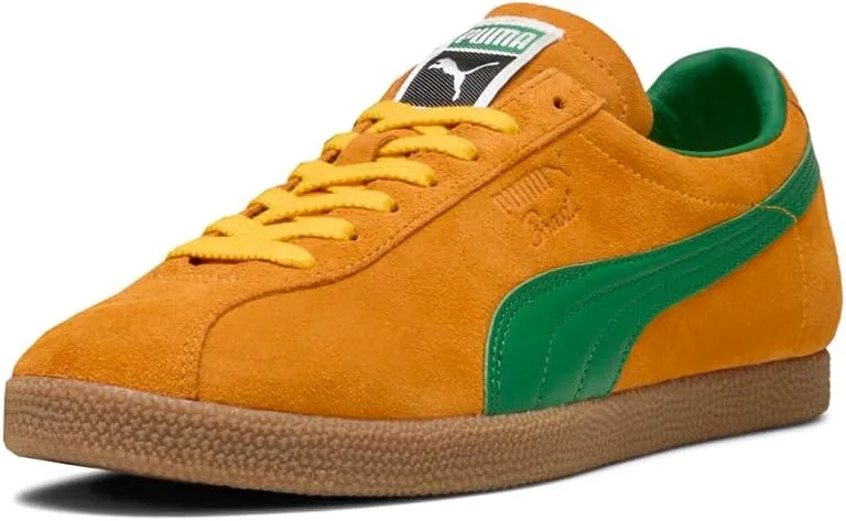 Puma Mens Brasil Lace Up Sneakers Shoes Casual - Orange