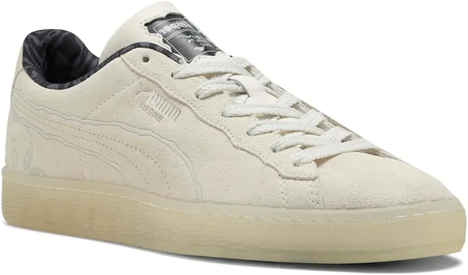 PUMA Mens Suede Casper Lace Up Sneakers Shoes Casual - Beige