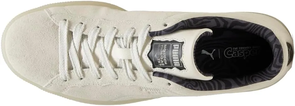 PUMA Mens Suede Casper Lace Up Sneakers Shoes Casual - Beige