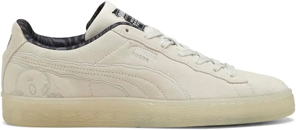 PUMA Mens Suede Casper Lace Up Sneakers Shoes Casual - Beige