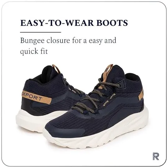 Rockport Boys Kids Hiking Boots – Youth High Top Outdoor Sneakers with Cushioned Insole – Durable Trail Shoes