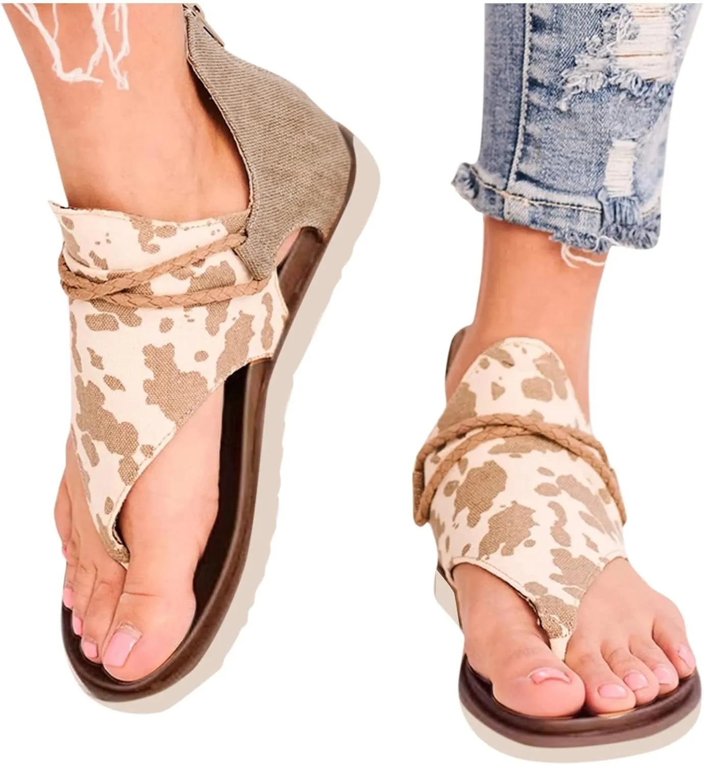 Sandals for Women 2025 Comfortable Women Sexy Sandals Mens Flip Flops Sexy Womens Sandal Fashion Comfort Adjustable Flat Women's Orthopedic Arch Support Sandal