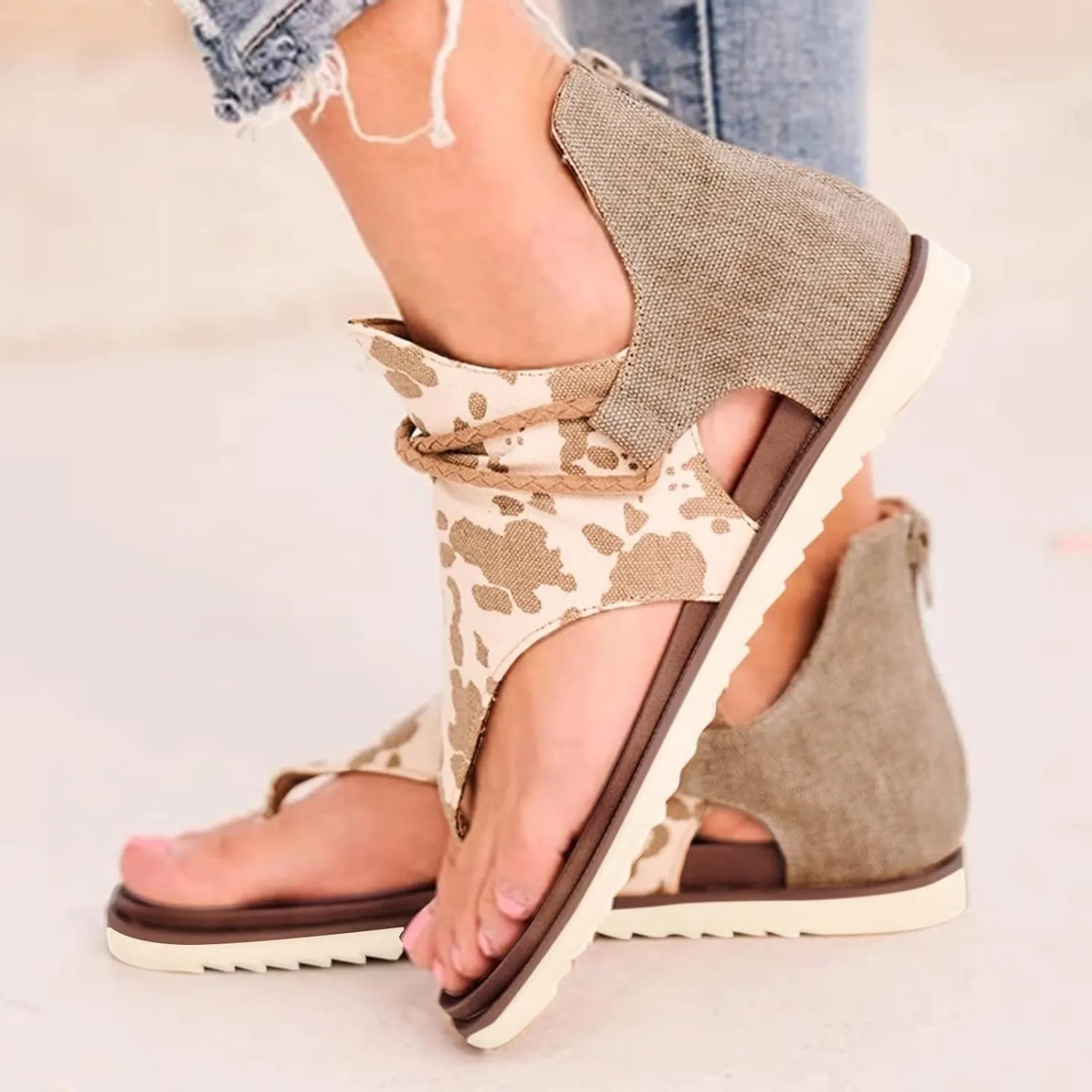 Sandals for Women 2025 Comfortable Women Sexy Sandals Mens Flip Flops Sexy Womens Sandal Fashion Comfort Adjustable Flat Women's Orthopedic Arch Support Sandal