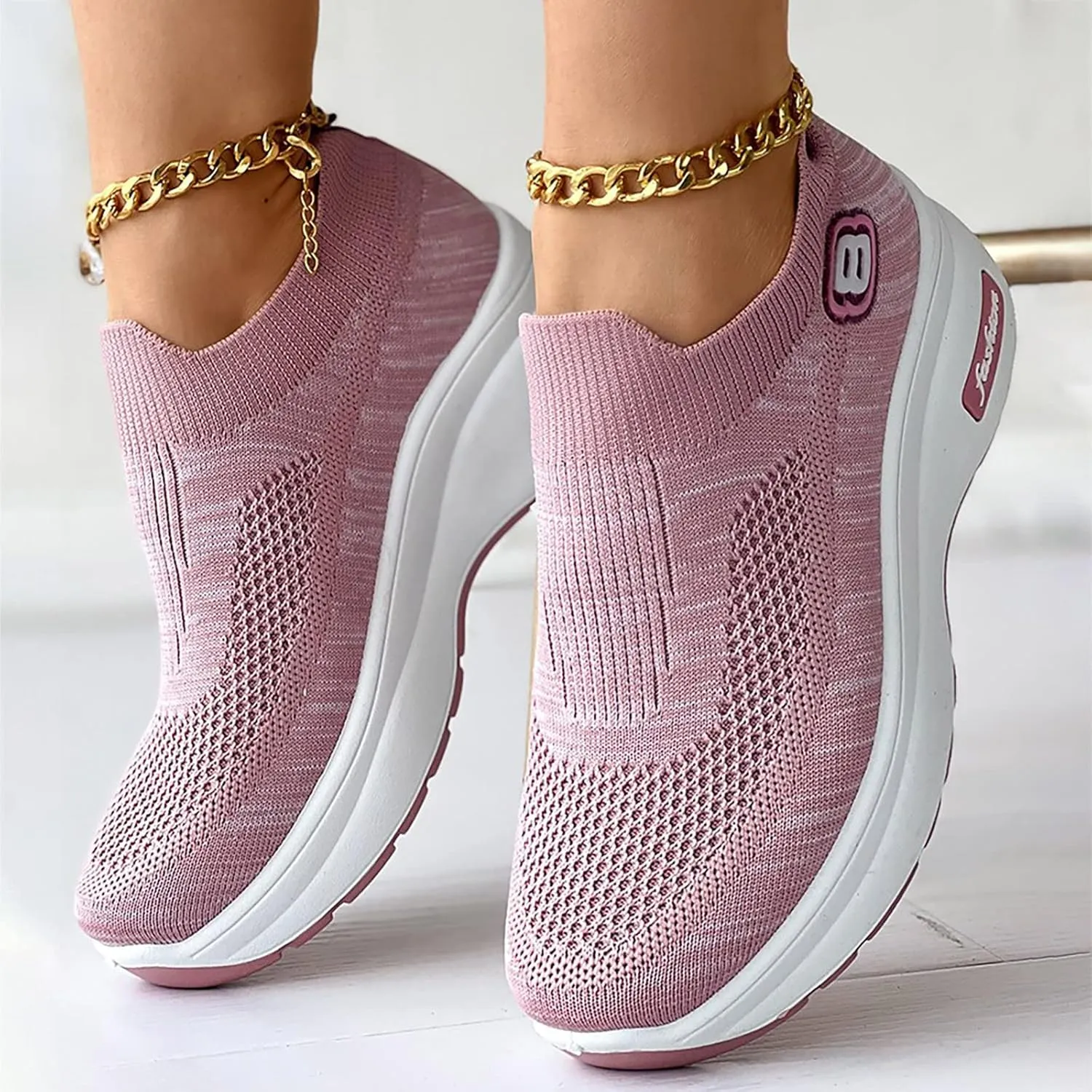 SBGMoSJ Womens Casual Sneakers Wide Feet Sneakers for Women 2023 Extra Wide Black Shoes Women Dressy Sneakers for Women 2023 Running Wide Comfortable Walking Shoes Women Size 11 Dressy