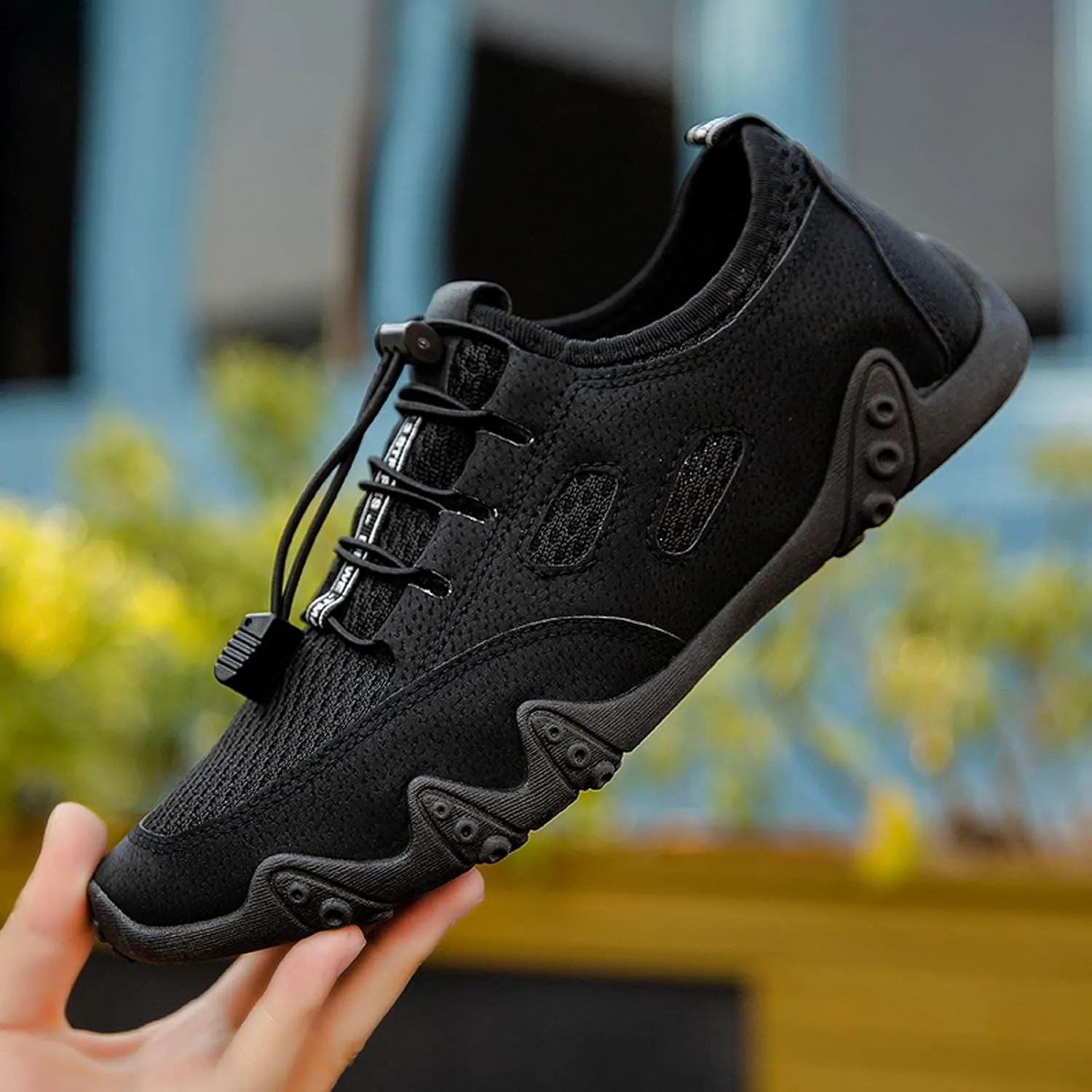 SBGMoSJ Womens Running Shoes Lightweight Slip On Walking Shoes Women Black Fall Casual Shoes for Women 2023 Running Sneakers for Women 2023 Black Comfy Shoes for Women Slip On