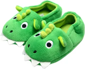 Toddler Baby Boys Girls House Slipper Cute Dinosaur Unicorn Cartoon Soft Anti-Slip Winter Shoes (Toddler/Little Kid)