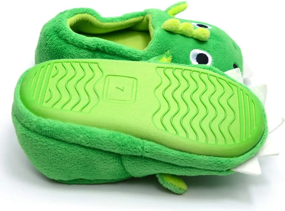 Toddler Baby Boys Girls House Slipper Cute Dinosaur Unicorn Cartoon Soft Anti-Slip Winter Shoes (Toddler/Little Kid)