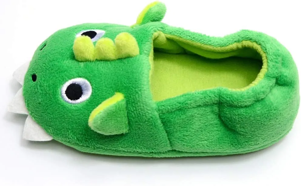 Toddler Baby Boys Girls House Slipper Cute Dinosaur Unicorn Cartoon Soft Anti-Slip Winter Shoes (Toddler/Little Kid)