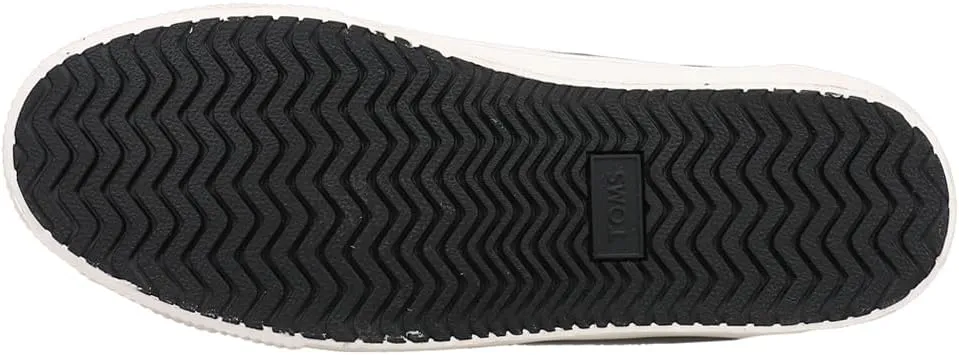 TOMS Mens Carlson Lace Up Sneakers Shoes Casual - Black