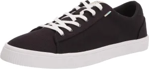 TOMS Mens Carlson Lace Up Sneakers Shoes Casual - Black