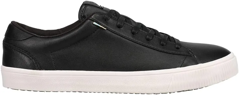 TOMS Mens Carlson Lace Up Sneakers Shoes Casual - Black