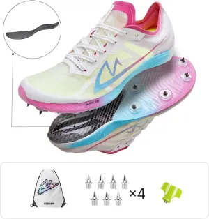 Track and Field Shoes for Men Women Kids Boys Girls Spikes Sneakers Track Race Jumping Track Shoes Professional Running Spikes Track Shoes