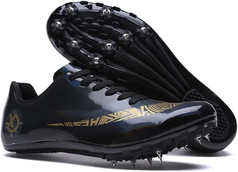 Track Shoes Spikes Mens Womens Distance Running Sneakers Athletic Sprinting Track and Field Racing Shoes with Spikes Boys Girls