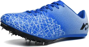 Track Spike Shoe for Men Professional Field and Track Shoes Breathable Running High Jump Racing Shoes