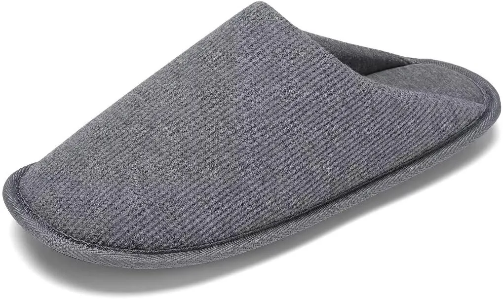 TUOBUQU Mens House Slippers Soft Cozy Bedroom Slippers