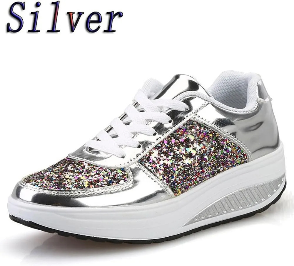 White Casual Sneakers for Women Trendy Zapatos Confortables para Mujer Nursing Shoes Women Comfortable White White Sneakers for Women Low Top 9.5 Wide Womens Non Slip Work Shoes
