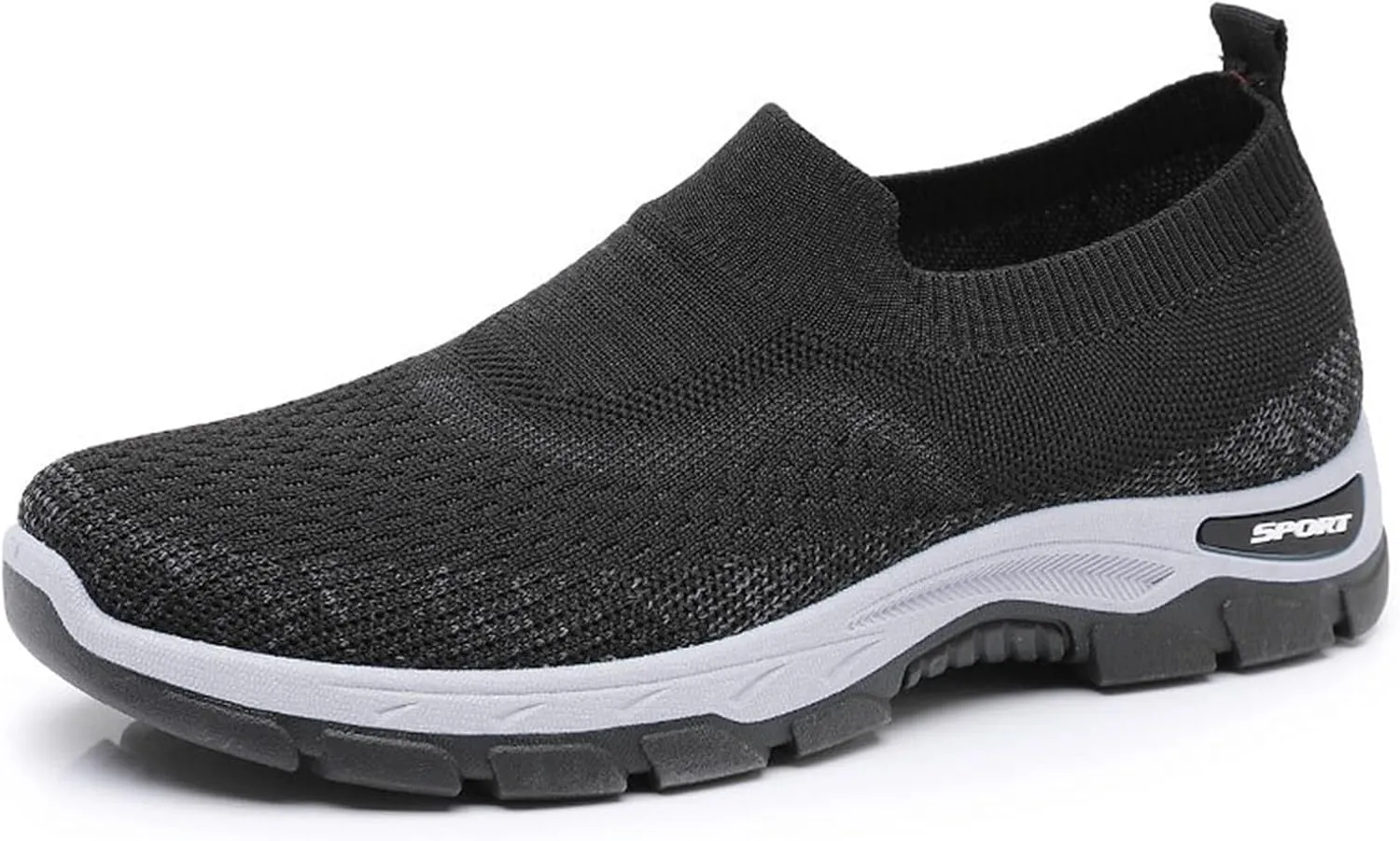 Women Walking Shoes Slip-On Breathable Mesh Sneaker Women's Comfortable Casual Ladies Cushion Athletic Running Shoes