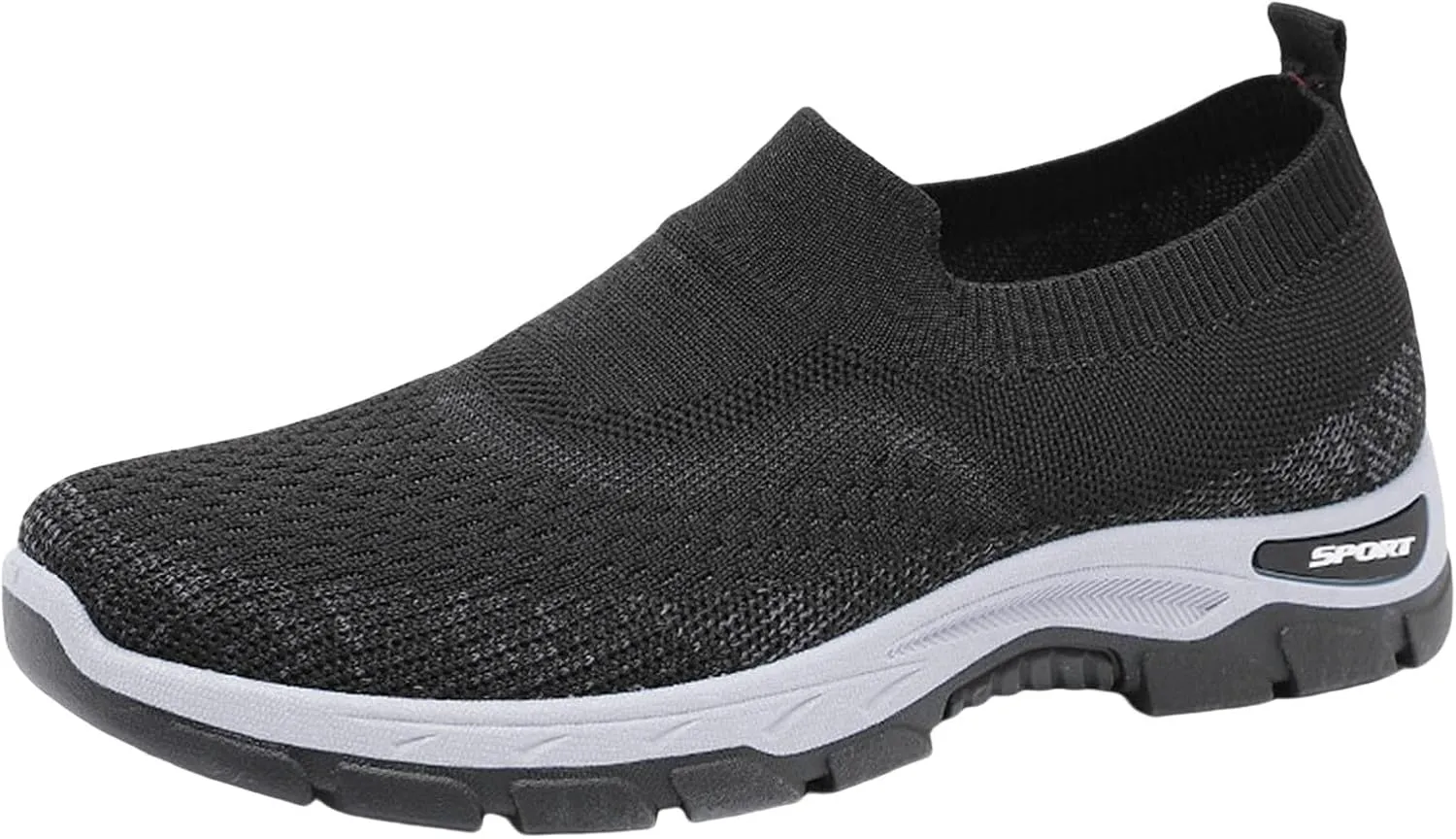 Women Walking Shoes Slip-On Breathable Mesh Sneaker Women's Comfortable Casual Ladies Cushion Athletic Running Shoes