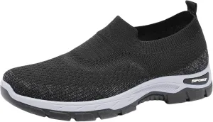 Women Walking Shoes Slip-On Breathable Mesh Sneaker Women's Comfortable Casual Ladies Cushion Athletic Running Shoes