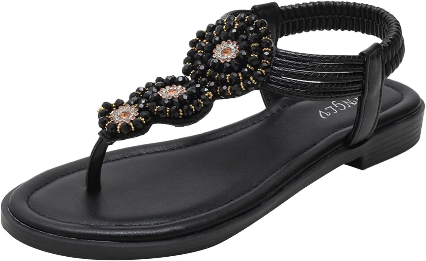 Women's Breathable Bohemian Sandals Comfortable Ankle Strap Outdoor Walking Shoes Arch Support Flat Sandals