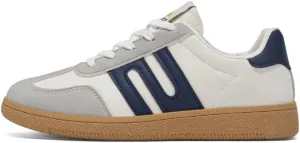 Women's Classic Retro Sneakers - Genuine Leather Casual Tennis & Skate Shoes with Gum Sole, Anti-Slip Walking Trainers
