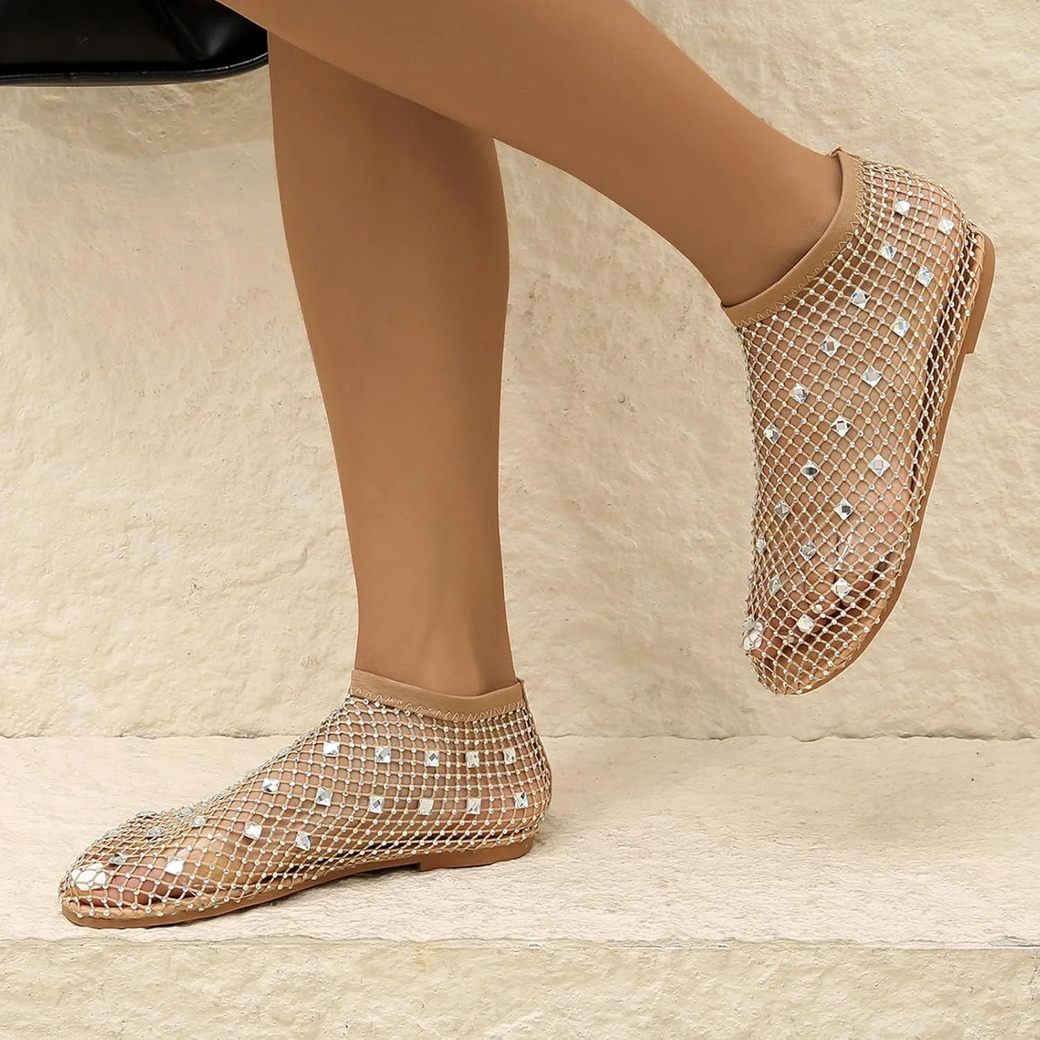 Women's Elastic Ankle Strap Flat Sandals Adjustable Casual Fisherman Cool Shoes Versatile Sandals for Women
