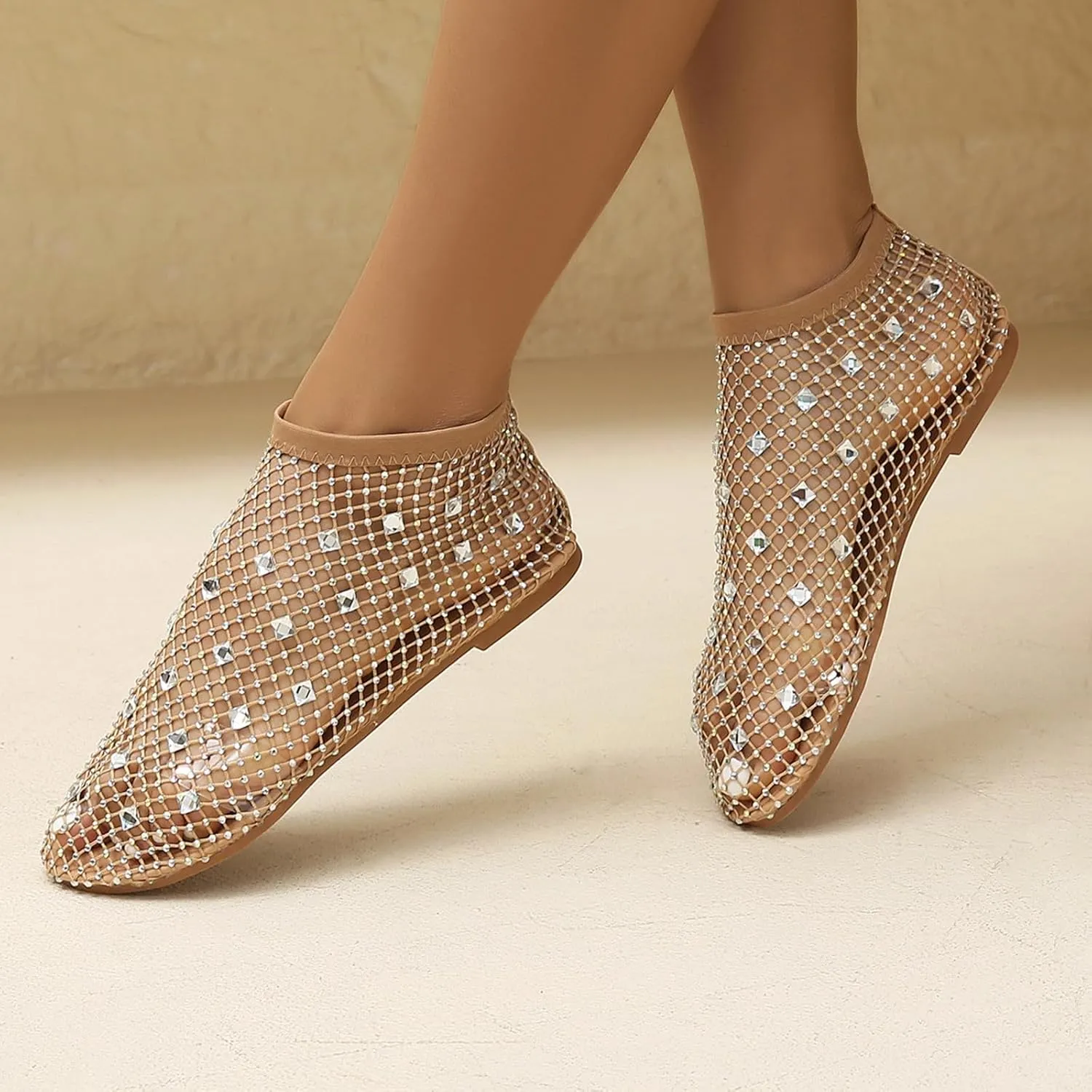 Women's Elastic Ankle Strap Flat Sandals Adjustable Casual Fisherman Cool Shoes Versatile Sandals for Women