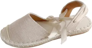 Women's Flat Bottom Sandals Rhinestone Open Toe Slip on Casual Sandals Comfortable Walking Flat Sandals