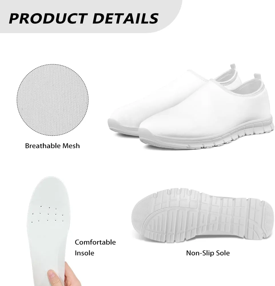 Women's Leisure Shoes Slip On Barefoot Loafers Flat Low Top Wide Walking Outdoor Sneakers for Girls