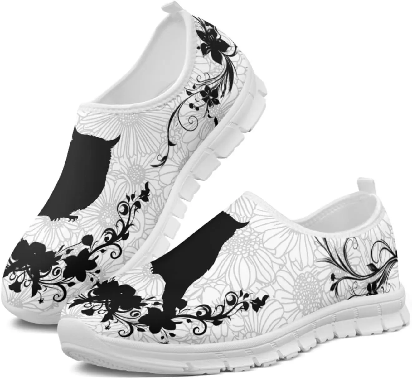 Women's Leisure Shoes Slip On Barefoot Loafers Flat Low Top Wide Walking Outdoor Sneakers for Girls