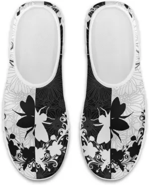 Women's Leisure Shoes Slip On Barefoot Loafers Flat Low Top Wide Walking Outdoor Sneakers for Girls