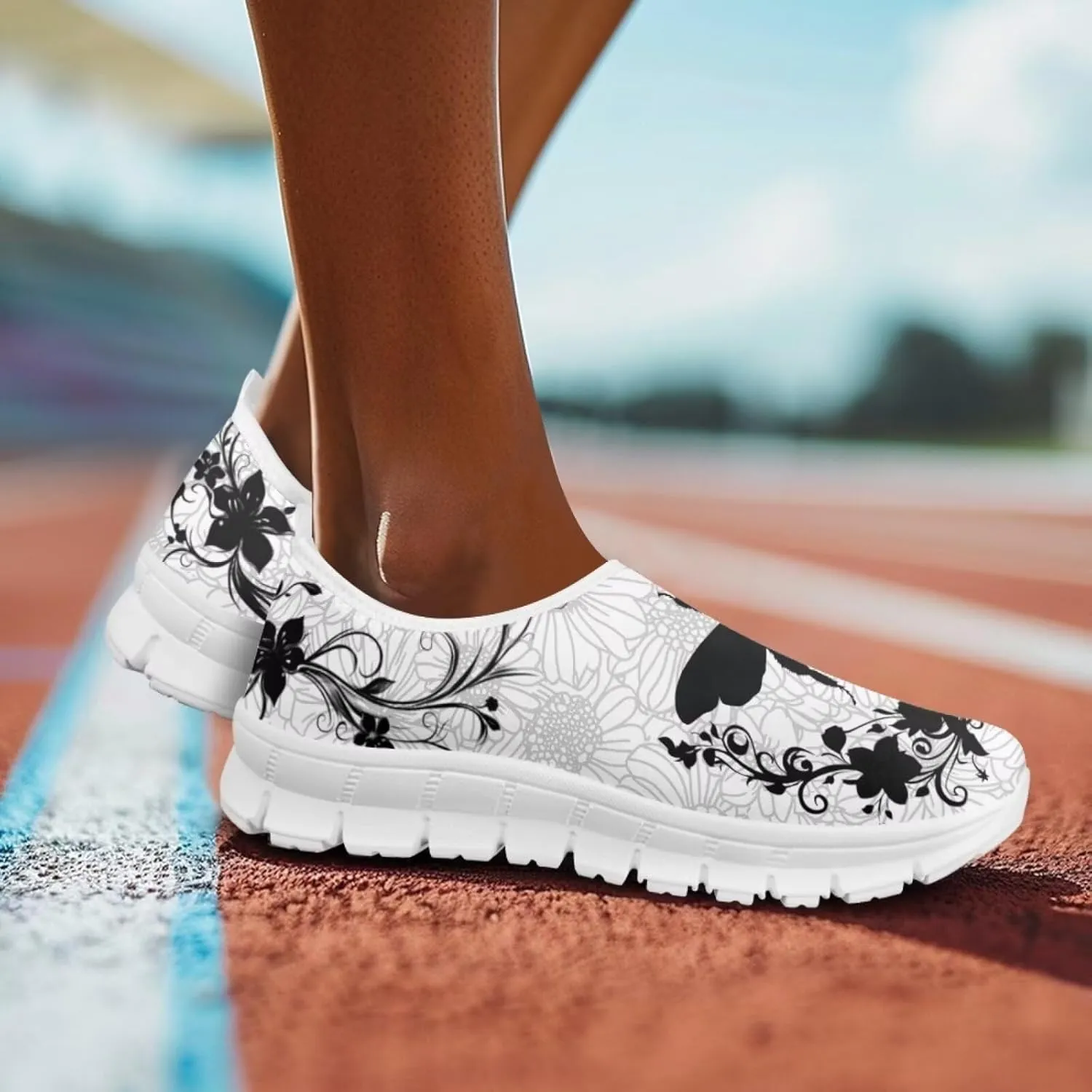 Women's Leisure Shoes Slip On Barefoot Loafers Flat Low Top Wide Walking Outdoor Sneakers for Girls