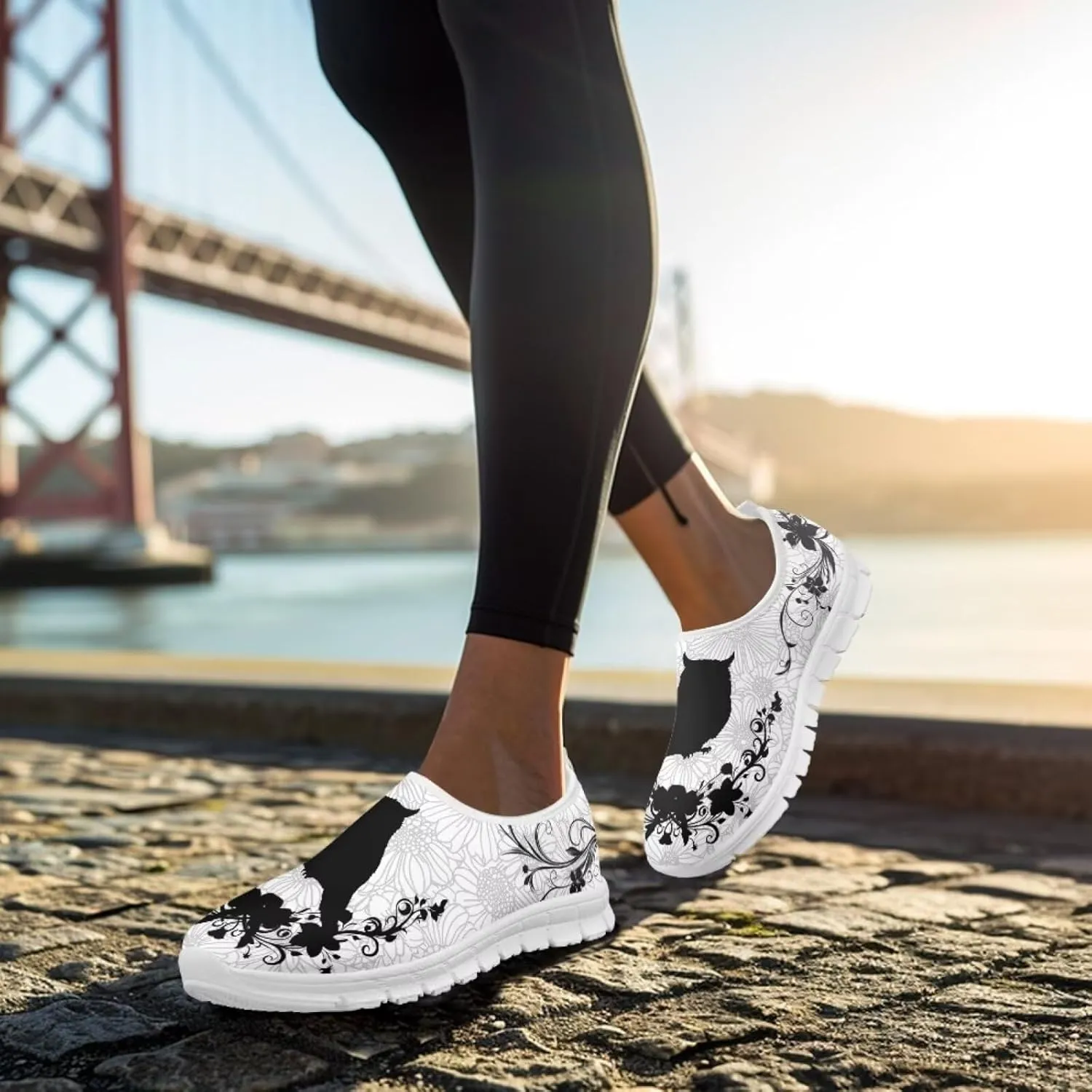 Women's Leisure Shoes Slip On Barefoot Loafers Flat Low Top Wide Walking Outdoor Sneakers for Girls