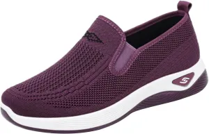 Women's Mesh Slip On Walking Shoes Fashion Sneaker Athletic Shoe Casual Comfortable Loafer Tennis Workout Sneakers